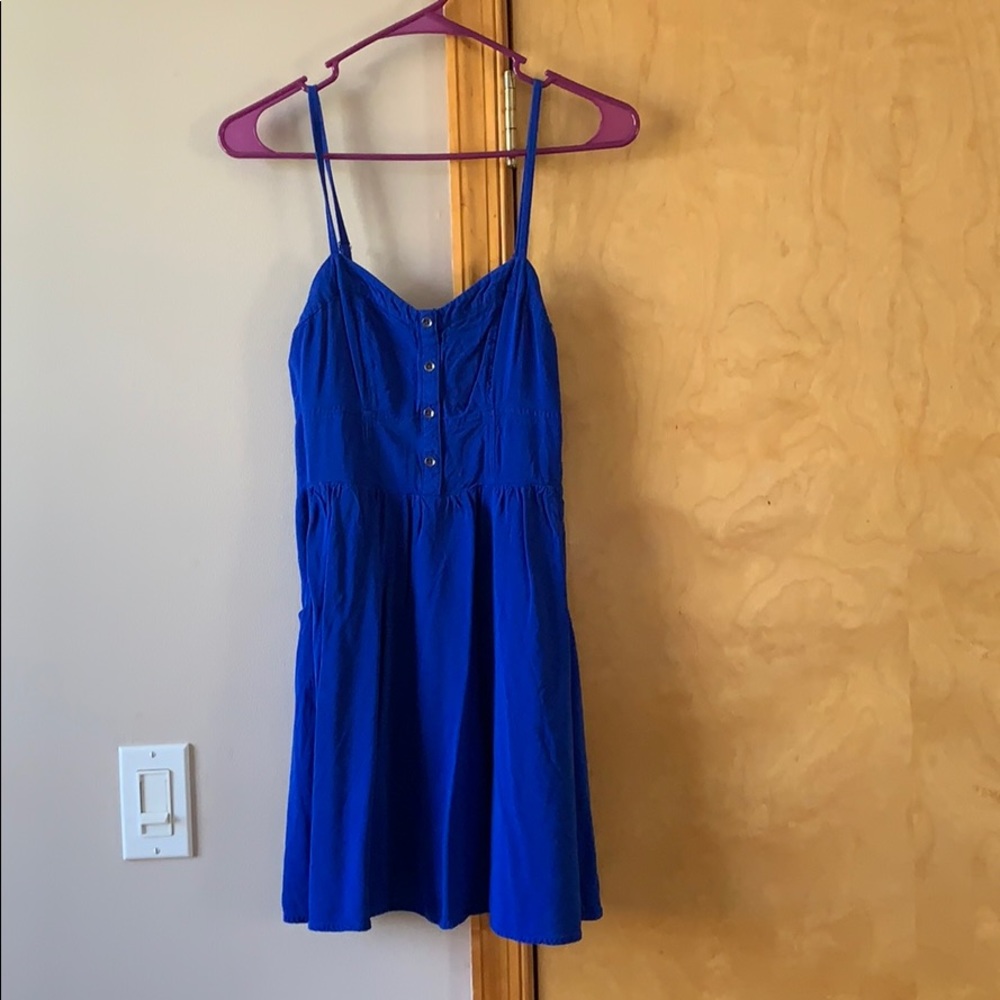 Royal blue express dress